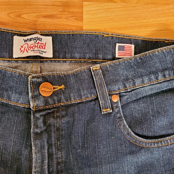 Men's Wrangler Rooted Jeans 36 X 32 - Picture 4 of 4